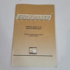 Vintage 1987 Original SAYETT Showmaker Software para Kodak Datashow System Manual comprar usado  Enviando para Brazil