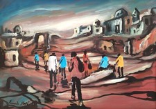 Dipinto olio surrealista usato  Napoli