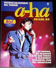 A-HA BIZZ REVISTA ESPECIAL TOUR 89 FOTOS MORTEN HARKET BRASIL MEGA RARO comprar usado  Brasil 