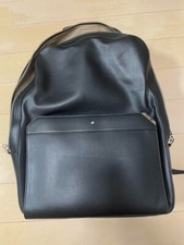 Mochila de negócios Montblanc preta MEISTERSTUCK couro granulado macio média comprar usado  Enviando para Brazil