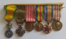 Barette medailles militaires d'occasion  France