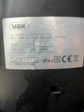 Vax rapide deluxe for sale  WARWICK