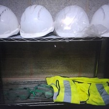 Safetey helmets fluorescent for sale  OLDHAM