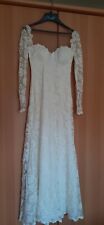 Braut kleid creme gebraucht kaufen  Bergisch Gladbach