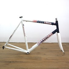 Conjunto de quadros 58cm RARO Cannondale Saeco Macchine Da Caffe estrelas e listras comprar usado  Enviando para Brazil