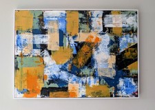 Modernist abstract framed for sale  LEEDS
