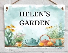 Personalised garden sign for sale  AYLESFORD