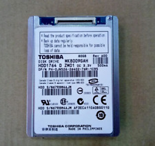 DISCO DURO 1.8" TOSHIBA MK8009GAH 80GB PATA ZIF PARA DELL Latitude XT D420 D430 segunda mano  Embacar hacia Argentina