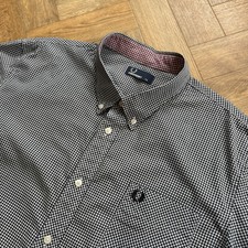 Fred perry gingham for sale  SOLIHULL