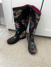 Joules wellies floral for sale  EASTLEIGH
