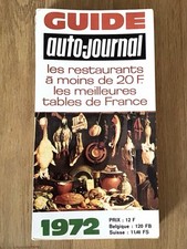 Restaurant guide 1972 d'occasion  Expédié en Belgium