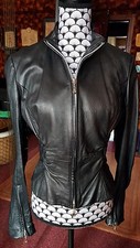 Veste cuir véritable d'occasion  Paris XIX