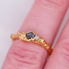 Goldring frauen rohdiamanten gebraucht kaufen  Füssen