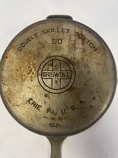 Frigideira Dupla Griswold #90 Apenas Parte Inferior - 1021 - Ferro Fundido Vintage, usado comprar usado  Enviando para Brazil