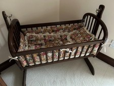 Wooden baby cradle for sale  Cleveland