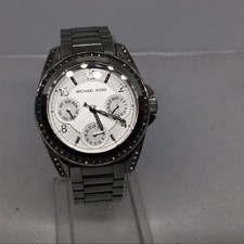 Usado, Relógio feminino Michael Kors MK5612 Blair prata moldura de cristal aço inoxidável comprar usado  Enviando para Brazil