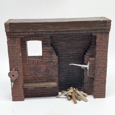 Chimenea de cocina americana temprana ladrillo rojo miniatura casa de muñecas ¡pesada! Leña  segunda mano  Embacar hacia Mexico