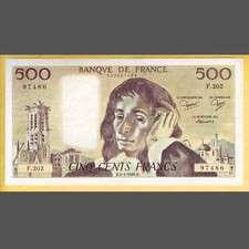 Billet français 500 d'occasion  Carcassonne
