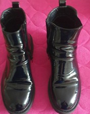 Bottines noires vernies. d'occasion  Dombasle-sur-Meurthe