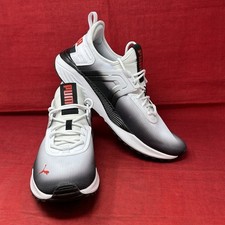 Tênis esportivo Puma Pacer 23 masculino corrida desbotada tamanho 12 branco EUA 396804 comprar usado  Enviando para Brazil