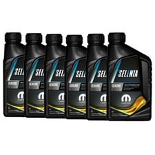 Olio motore selenia usato  Valva