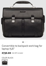 Piquadro men leather for sale  Mundelein