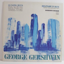 GEORGE GERSHWIN ROBERTO SZIDON ‎18 SONGS HITS RHAPSODY IN BLUE BRAZIL LP KUARUP comprar usado  Brasil 