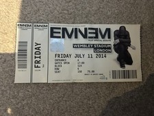 Eminem wembley stadium for sale  CHESSINGTON