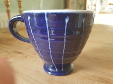 Handmade pottery blue for sale  FOLKESTONE