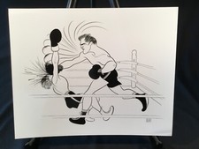 Usado, Al Hirschfeld “Kid Galahad” 1962 Filme Imprensa Foto Artista Unido Elvis Presley comprar usado  Enviando para Brazil