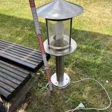 Edelstahl lampe assenleuchte gebraucht kaufen  Strausberg-Umland