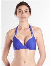 Bikini bandeau bleu d'occasion  Antony