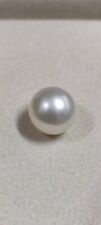 Único Solto Meio Perfurado Perfeito Redondo AAA+ Grau 11-12mm Branco Pérola do Mar do Sul comprar usado  Enviando para Brazil