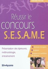 Reussir concours sesame d'occasion  France