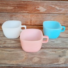 Glasbake square mugs for sale  Stewart