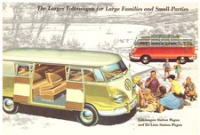 1958 Volkswagen Station Wagon & De Luxe Station Wagon, Mayfair Cards of London, usado comprar usado  Enviando para Brazil