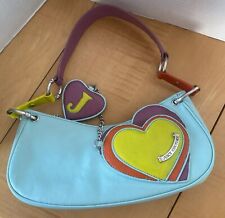 Bolsa de ombro vintage de couro Juicy Couture y2k com berloques de bolsa originais comprar usado  Enviando para Brazil