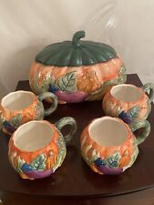 Ceramic harvest pumpkin for sale  Great Meadows