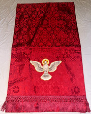 Vintage red brocade for sale  Harrisburg