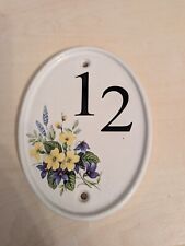 Ceramic door number for sale  Shipping to Ireland