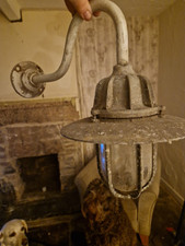 Industrial vintage light for sale  MANSFIELD