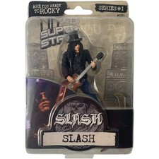 Boneco Superstars Slash série #1 colecionadores brinquedo Guns n Roses 2009 NOVO NA CAIXA, usado comprar usado  Enviando para Brazil