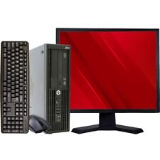 HDD HP Desktop i5 PC SFF 8GB RAM 1TB 19 pol. Monitor Windows 10 Home Wi-Fi DVD/RW comprar usado  Enviando para Brazil