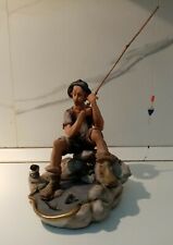 Pescatore statua porcellana usato  San Benedetto del Tronto