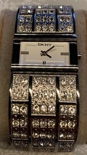 Dkny armbanduhr strasssteinen gebraucht kaufen  Hückeswagen