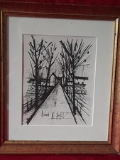 Lithographie entrée village d'occasion  Lille-