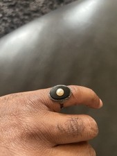Sterling silver onyx for sale  LONDON