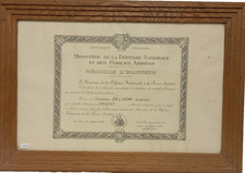 Diplome militaire cadre d'occasion  Saint-Jean-en-Royans