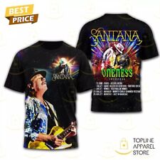 Camiseta 3D Carlos Santana – Oneness 2025 Tour comprar usado  Enviando para Brazil