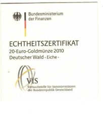 Echtheitszertifikat euro deuts gebraucht kaufen  Heinsberg